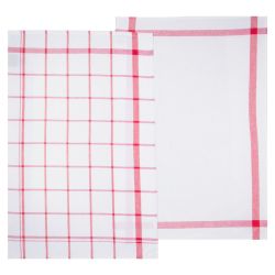Red Kitchen Towels 2Pk