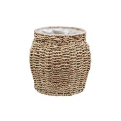 Tula Tapered Seagrass Planter 19cm