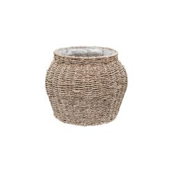 Tula Tapered Seagrass Planter 24cm