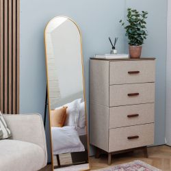 Lara 4 Drawers Dresser Natural