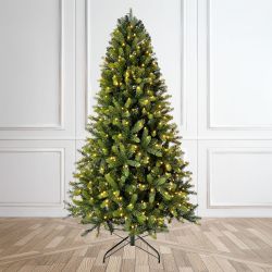 7Ft Tree Pre Lit Bellevue Spruce