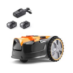 LawnMaster OcuMow 16 Drop and Mow Robotic Mower with 2 batteries