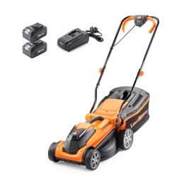 LawnMaster MX 24 34cm Lawnmower with 2 batteries