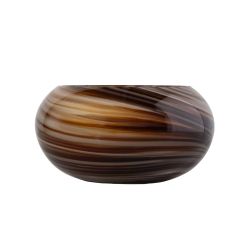 Swirl Candle-Amber & Tobacco Leaf