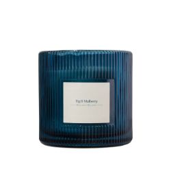 Ribbed Two Wick Candle-Fig & Mulberry