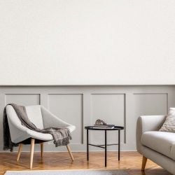 Azara Plain Wallpaper, Soft White