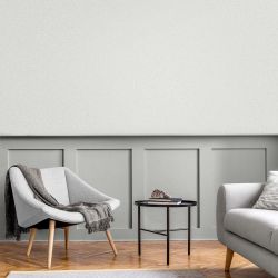 Azara Plain Wallpaper, Light Grey