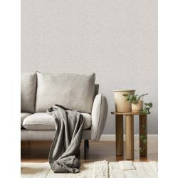 Crown  Harris Texture Luxury Textured Wallpaper, Soft Grey
