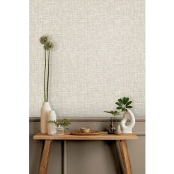 Crown Lynford Texture Mid Weight Vinyl Wallpaper, Natural