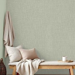Crown Oakleigh Trail Wallpaper, Sage