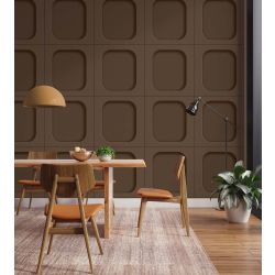 Fine Decor Sloane Panel Wallpaper, Stone