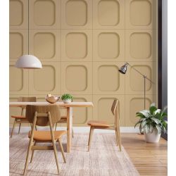 Fine Decor Sloane Panel Wallpaper, Clay