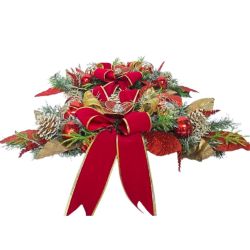 64cm Swag Red Ribbon