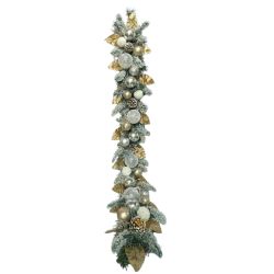 5ft Garland Silver And Gold