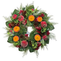 53cm Wreath With Apples