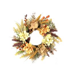 Autumn Flowers Wreath 50cm