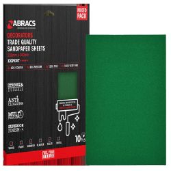 Abracs Decorators Sandpaper Sheet Asst. Pack 10pk