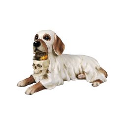 Spooky ghost dog with light up halloween decor