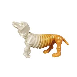 Gradient Skeleton Dachshund Halloween Decor