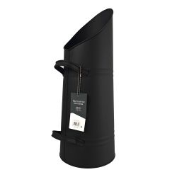 Black Coal Hod With Black Handle