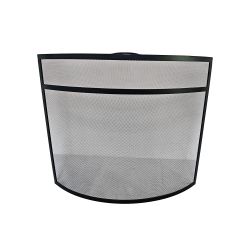 Bow Firescreen Black
