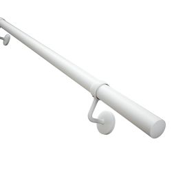 Rothley Matt White Stair Hand Rail Kit 2.4M