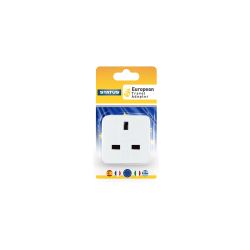 Status European Travel Adaptor White