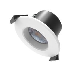 Ener-J Smart Fire Rated Downlight 8W Cct Dimmable Ip65 White 240V