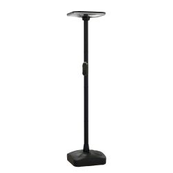 Ener - J  240W Pir Solar Garden Light With Water Tank Stand 25W Solar Panel 24Ah Battery Cct Switchable Black