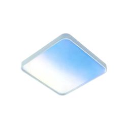 Ener-J 24W Scenic Surface Led Ceiling Light Cct Rgbic Square 380Mm White