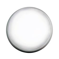 Ener - J Led Bulkhead 9 In 1 Power And Cct Switchable With Microwave Sensor White 320Mm 22W Ip65 Ik10