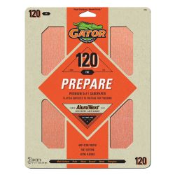 Gator Premium Sanding Sheets 3pack 120Grit