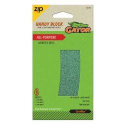 Gator Zip Handy Block All Purpose Refill Sheets x6 Assorted