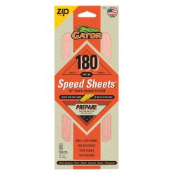 Gator Zip Sheets AlumiNext Hook & Loop 5pack 180Grit