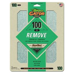 Gator Premium Sanding Sheets 3pack 100Grit