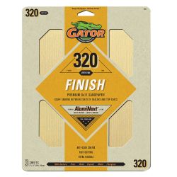 Gator Premium Sanding Sheets 3pack 320Grit