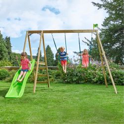 TP Toys Forest Double Multiplay Swing and Slide Set