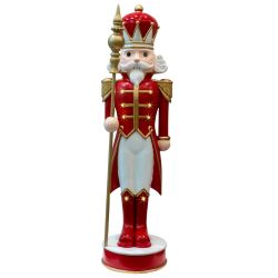 Musical Red Nutcracker 120cm