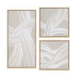 Geometric Lines Wall Art 3 Set