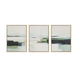 Green Landscape Wall Art 3 Set 30x40cm