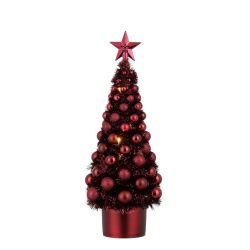 Christmas Tree Dark Red 52cm