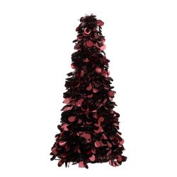 Christmas Tree Dark Red 60cm