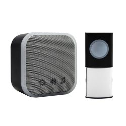 Uni-Com Portable Door Chime - Black