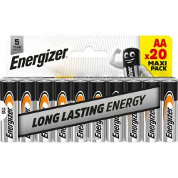 Energizer Everyday AA Batteries, 20Pack