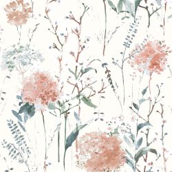 Laura Ashley Pallington Bloom Pink Wallpaper