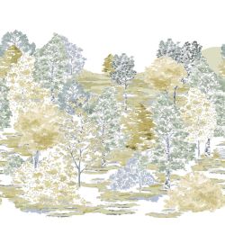 Laura Ashley Bernwood Ochre Yellow Mural