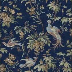 Laura Ashley Attleton Midnight Wallpaper