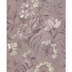 Laura Ashley Blairmore Floral Grape Wallpaper