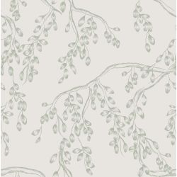 Laura Ashley Rainham Willow Sage Wallpaper