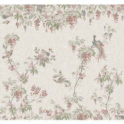 Laura Ashley Attleton Multi/Sage Fixed Size Mural